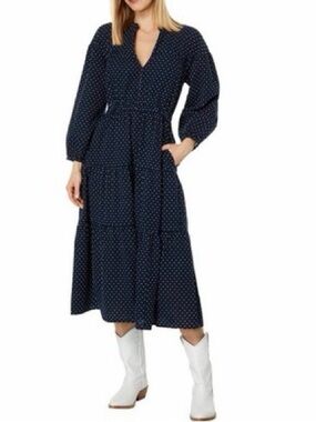 madewell denim daylily dress | Dresses | Madewell Womens Sz 2 Cotton And Lyocell Annetta Wash Dress Measurements from size XS Starlet Dress Blue Velvet Slip On Color:Delphi Puff sleeve